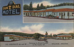 Sun Dial Motel Williams, AZ Postcard Postcard Postcard