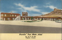 Brandin' Iron Motor Hotel Kingman, AZ Postcard Postcard Postcard