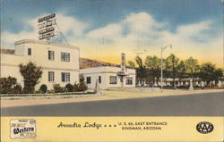 Ancadia Lodge Kingman, AZ Postcard Postcard Postcard