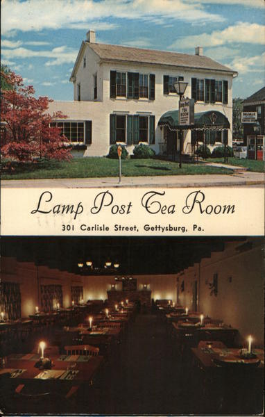 The Lamp Post Tea Room Gettysburg Pennsylvania