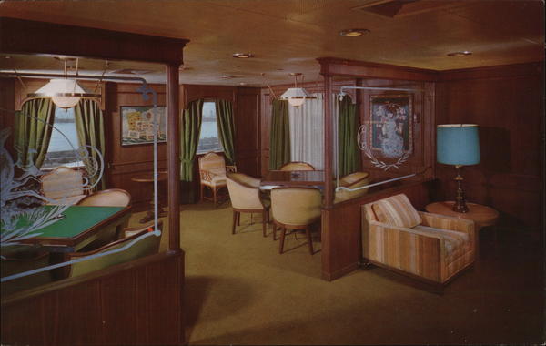 Library, SS Oregon Mail Interiors