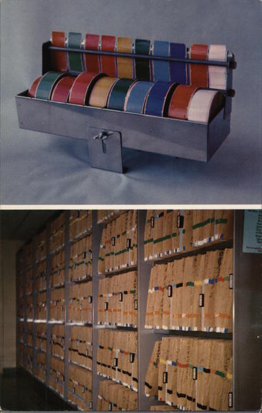 Rotex Color Coder Tape Dispenser, by W.B. Snook Mfg. Co. Palo Alto California