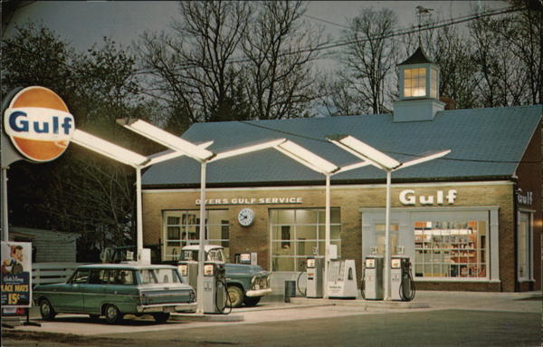 Dyer's Gulf Service Station Falmouth Massachusetts
