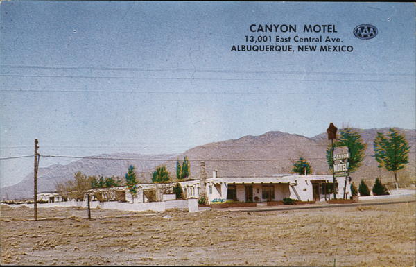 Canyon Motel Albuquerque New Mexico