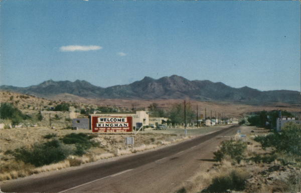 Entering on Highway 93 Kingman Arizona