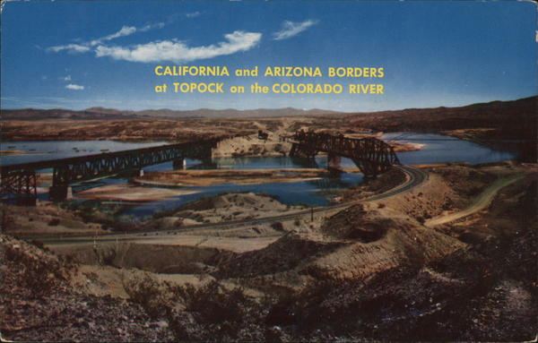 California-Arizona Border Topock