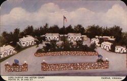 Lord Fairfax Inn Motor Court Postcard