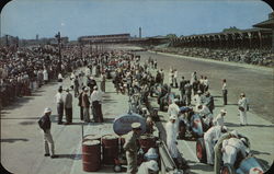 500 Mile Speedway Postcard