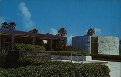Public Library Miami Beach, FL Postcard Postcard Postcard