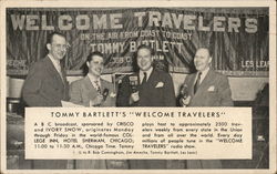 Tommy Bartlett's "Welcome Travelers" Postcard