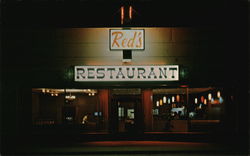 Red's Restaurant Postcard