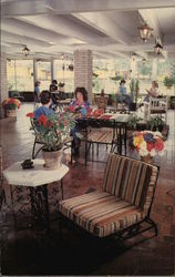 Motel Lobby-Lounge Postcard