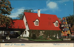Motel L'Oiseau Bleu Postcard
