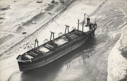 The Maltese Freighter "Eldia" Grounded, Nauset Beach Postcard