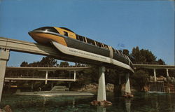 Tomorrowland Monorail Postcard