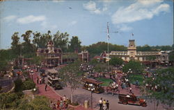 Town Square - Main Street Postcard