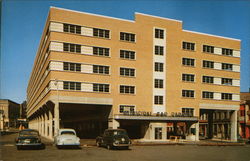 Municipal Parking and Bus Terminal Postcard