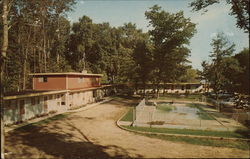 Bel-Air Apartment Motel Port Austin, MI Postcard Postcard Postcard