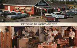 Welcome To Heritage Inn Spokane, WA Postcard Postcard 