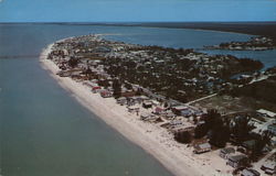 Aerial View of Beach Fort Myers, FL Postcard Postcard Postcard