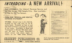 Cricket Publishing Co. Correspondence Card Postcard