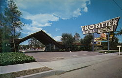 Frontier Inn Motel Buena Park, CA Postcard Postcard Postcard