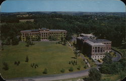 Bray and Marshall Halls of the State University of New York, College of Forestry Postcard