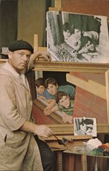 Morris Katz, Artist Postcard