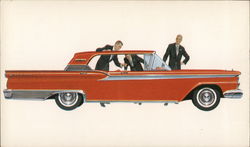 Ford Galaxie Town Sedan Postcard