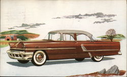 Completely New 1955 Mercurty Monterey 4-Door Sedan Postcard