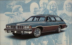1976 Pontiac Grand LeMans Safari 4-Door, 2-Seat Wagon Healdsburg, CA Postcard Postcard Postcard