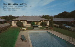 Hillview Motel Postcard