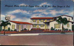 Morgan's Motel Postcard