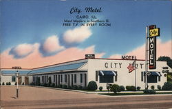 City Motel Cairo, IL Postcard Postcard Postcard
