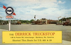 The Derrick Truckstop Salisbury, NC Postcard Postcard Postcard