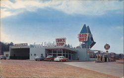 Red Hot Truck Stop and Restaurant Meridian, MS Postcard Postcard Postcard