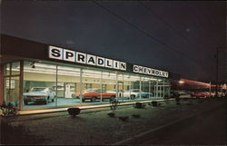 Spradlin Chevrolet Park Ridge, IL Postcard Postcard Postcard