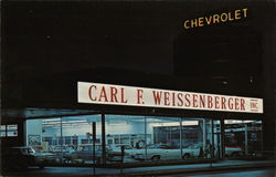 Carl F. Weissenberger, Inc., Toledo's Oldest Chevrolet Dealer West Toledo, OH Postcard Postcard Postcard