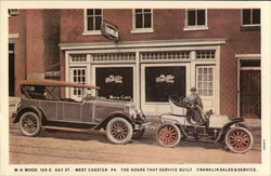 Franklin Sales & Service Postcard