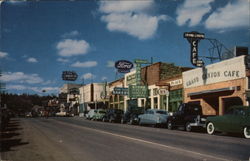 Main Street or Highway 66 Postcard