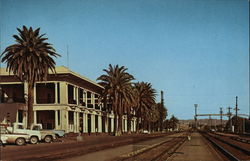 Needles Railroad Depot California Postcard Postcard Postcard