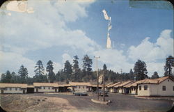 Sky Line Motel Postcard