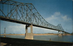 East St. Louis Veterans' Memorial Bridge Missouri Postcard Postcard Postcard
