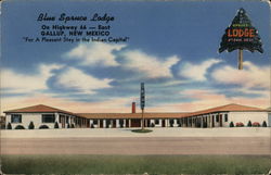 Blue Spruce Lodge Gallup, NM Postcard Postcard Postcard