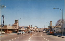 Street Scene - Barstow California Postcard Postcard Postcard