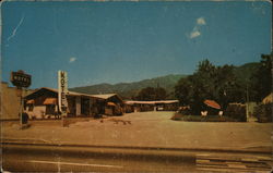 Code-of-the-West Motel Postcard