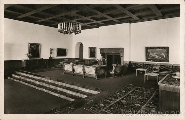 Grand Hall, Berghof Haus Wachenfeld, 1937 Berchtesgaden Germany