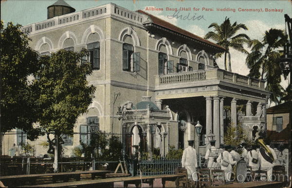 Allbless Baug (Hall for Parsi Wedding Ceremony) Bombay India