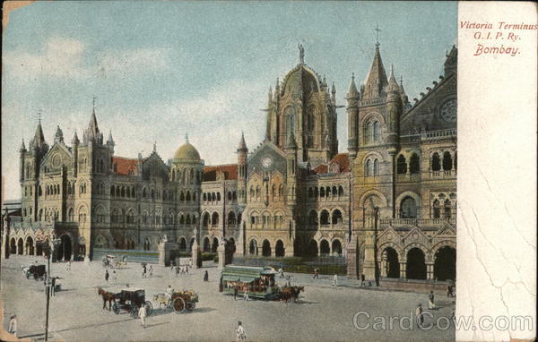 Victoria Terminus, G.I.P. Ry Bombay India