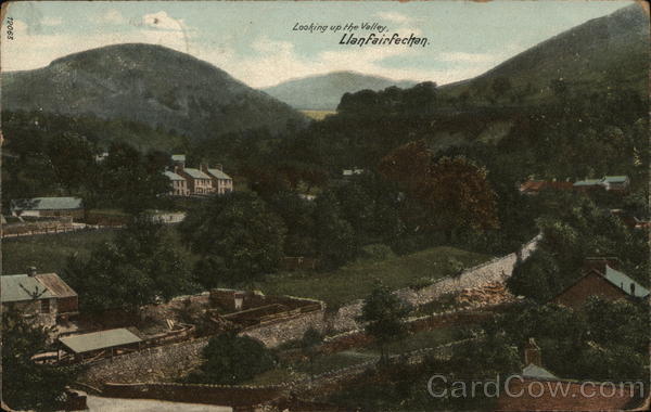 Looking Up The Valley Llanfairfechan Wales